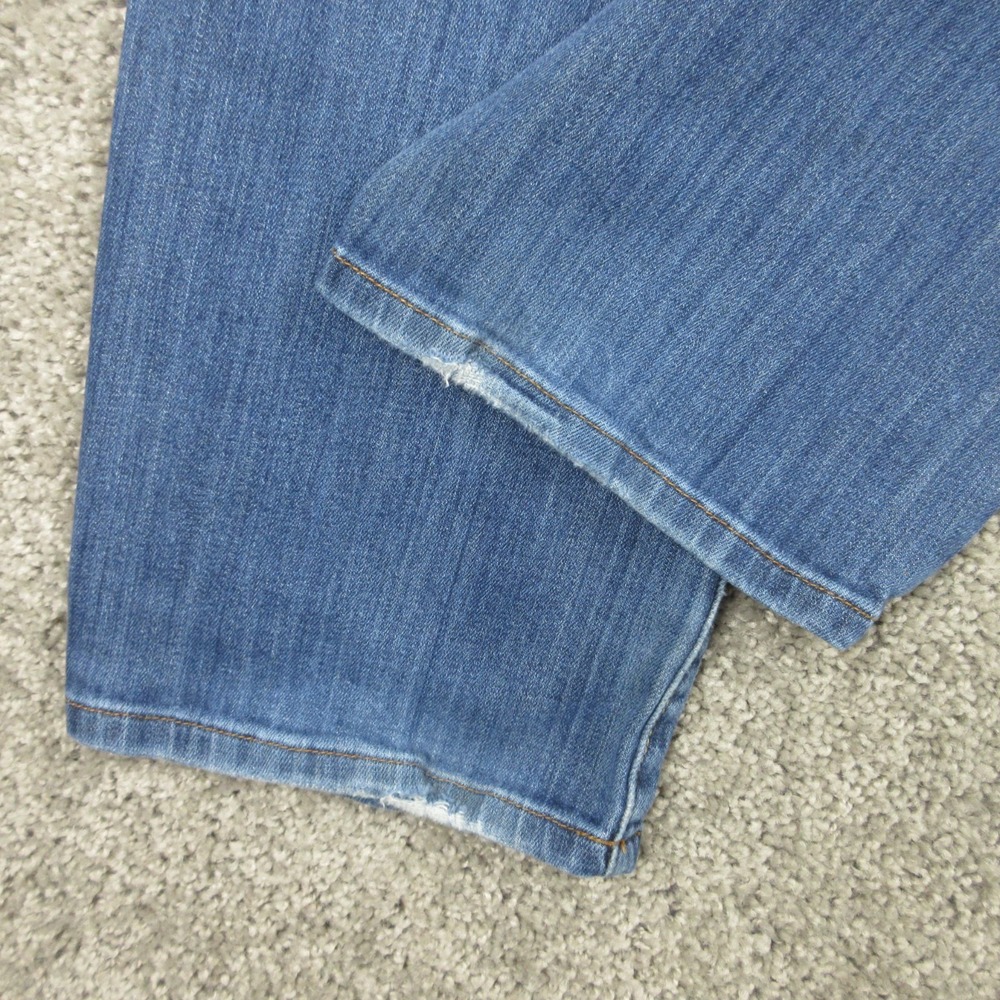Lucky Brand Jeans Mens 33x30 Blue 221 Original Straight Faded Whisker Denim Pant - Picture 10 of 12